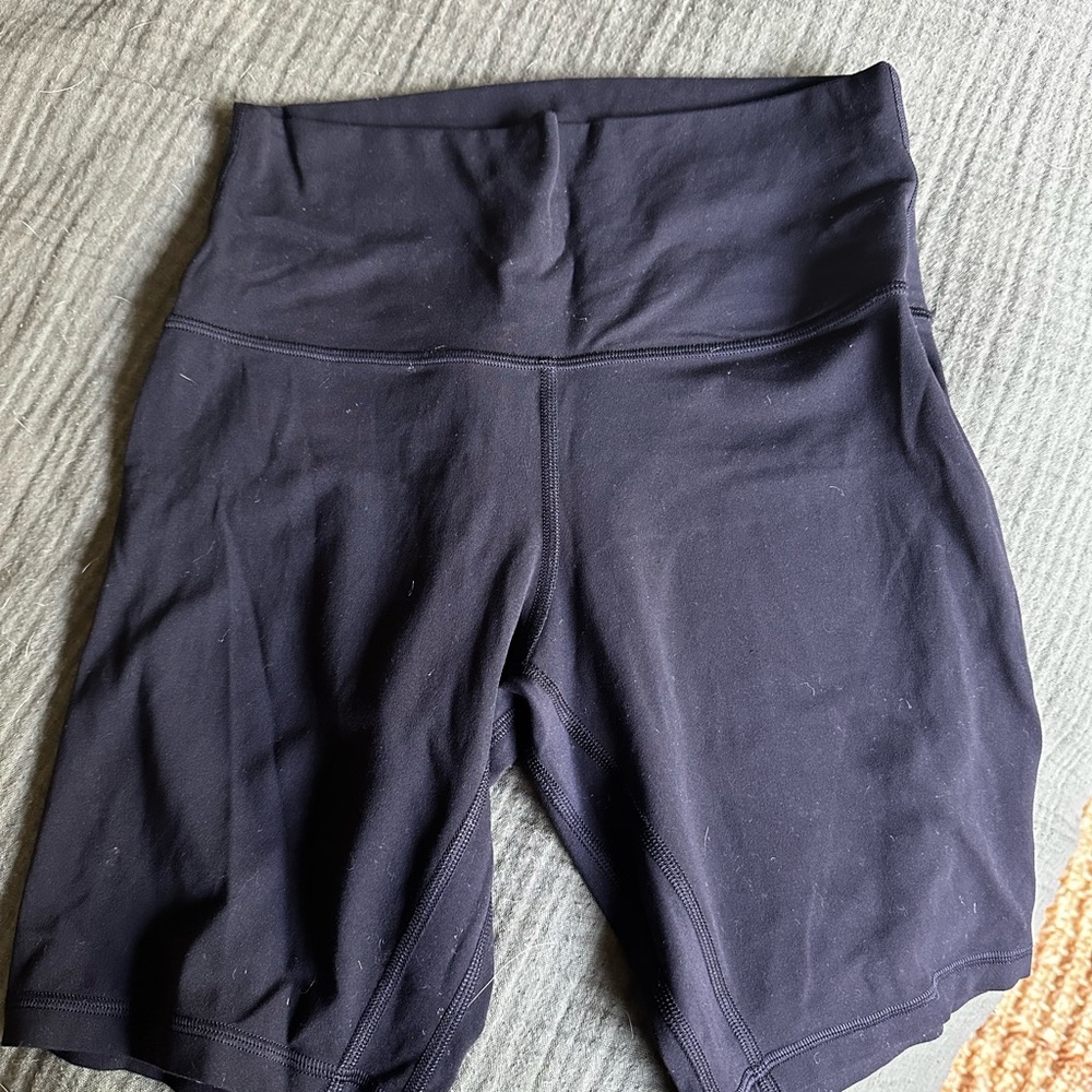 Lululemon Athletica Black Bike Shorts High-Waisted